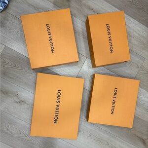 Louis Vuitton Signature Orange Gift Boxes